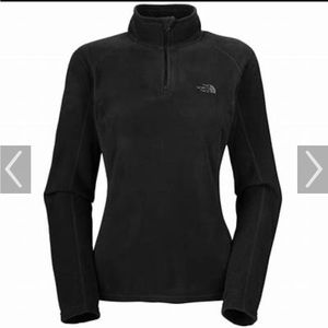 The north face quarter zip long sleeve top Med